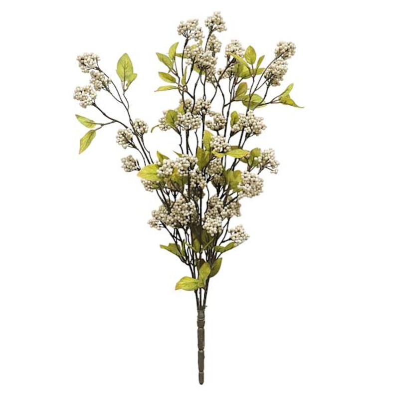 White 5-Branch Berry Bush, 18″