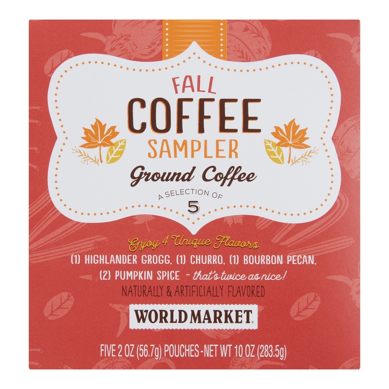 World Market Ground Coffee Fall Sampler 5 Pack