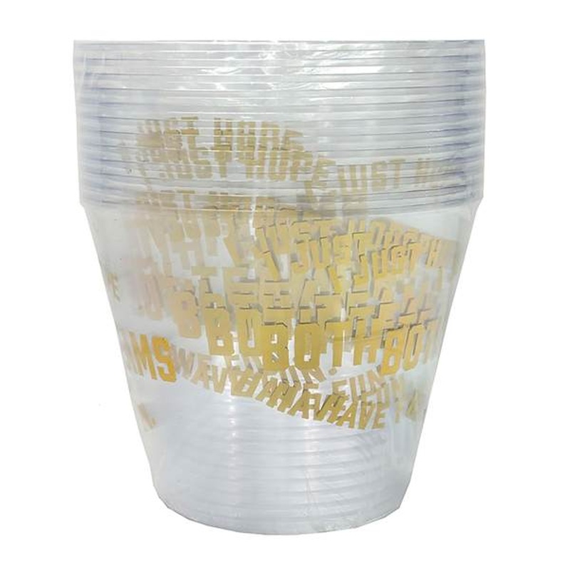 12Ct Football Both Teams Plastic Cups 8Oz