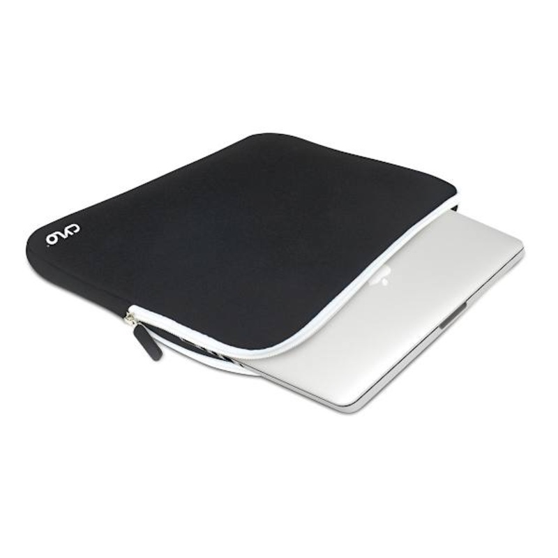 16 Neoprene Laptop Sleeve Black/White