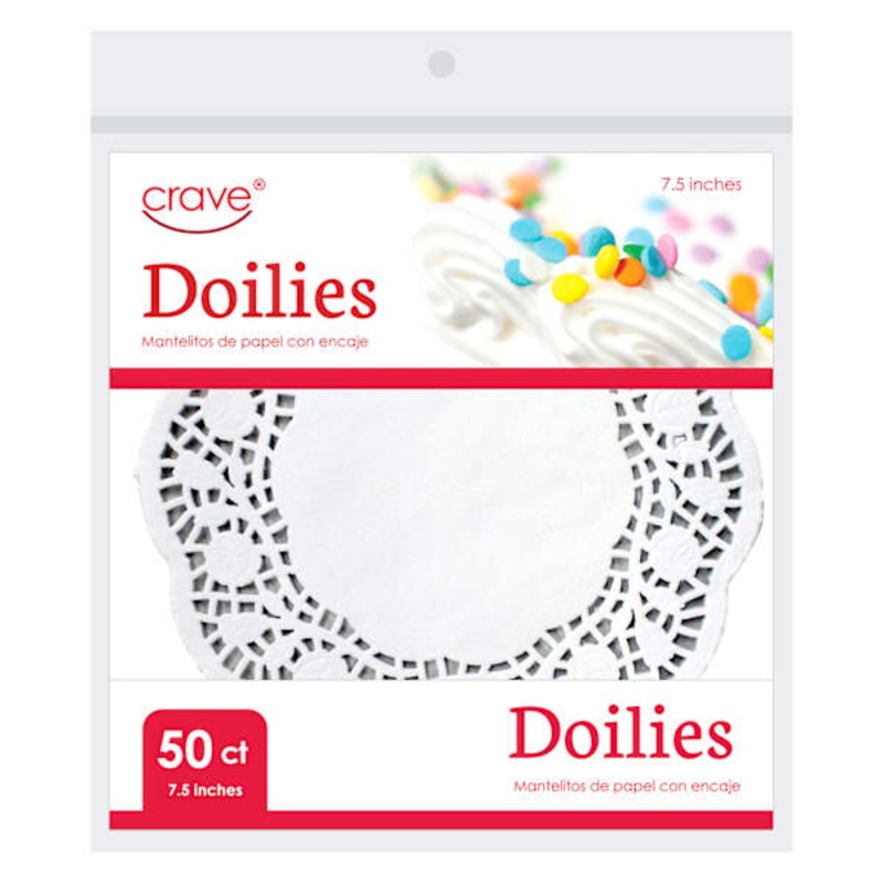 50-Count Crave Doilies, 7.5″