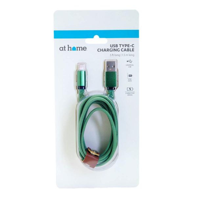 Usb C Charging Cord – Green- Loden Frost