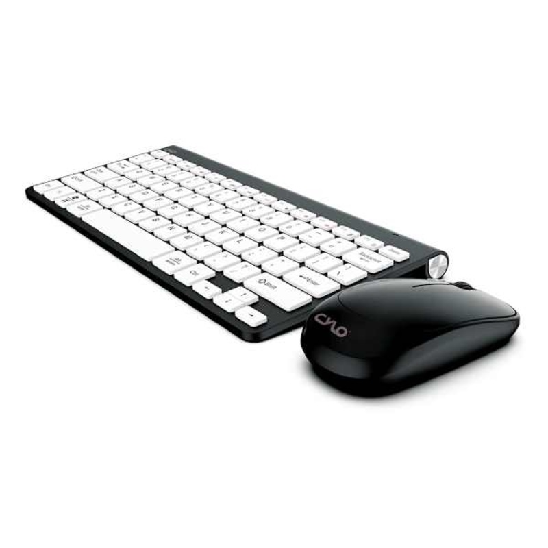 Wireless Keyboard Mouse Set Black/White