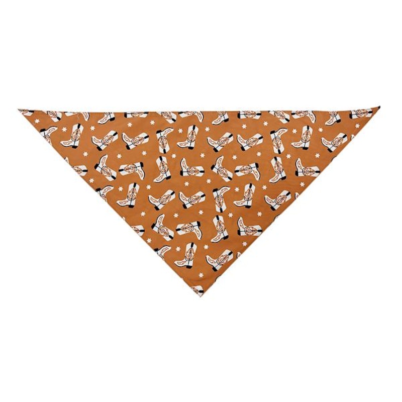 22 X 11 Cowboy Boot Printed Bandana