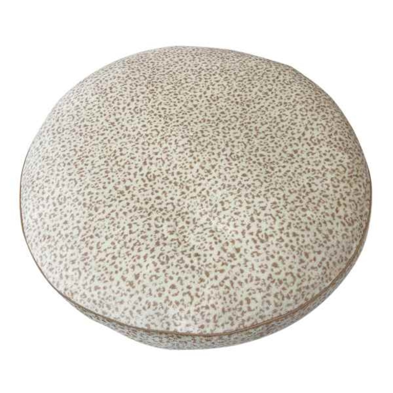 36×36 Round Leopard Print Bed