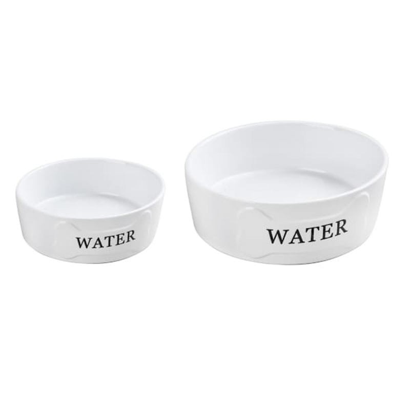 64oz Ceramic Water Dog Bowl L