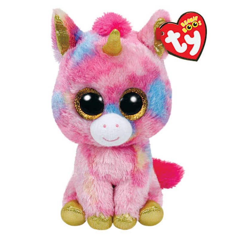 Ty Beanie Boos Fantasia The Multicolor Unicorn