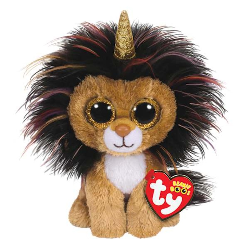 Ty Beanie Boos Ramsey The Unicorn Lion