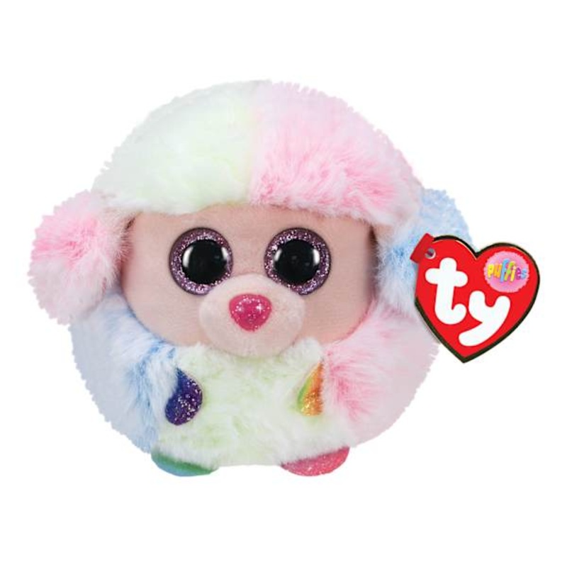 Ty Puffies Rainbow The Poodle