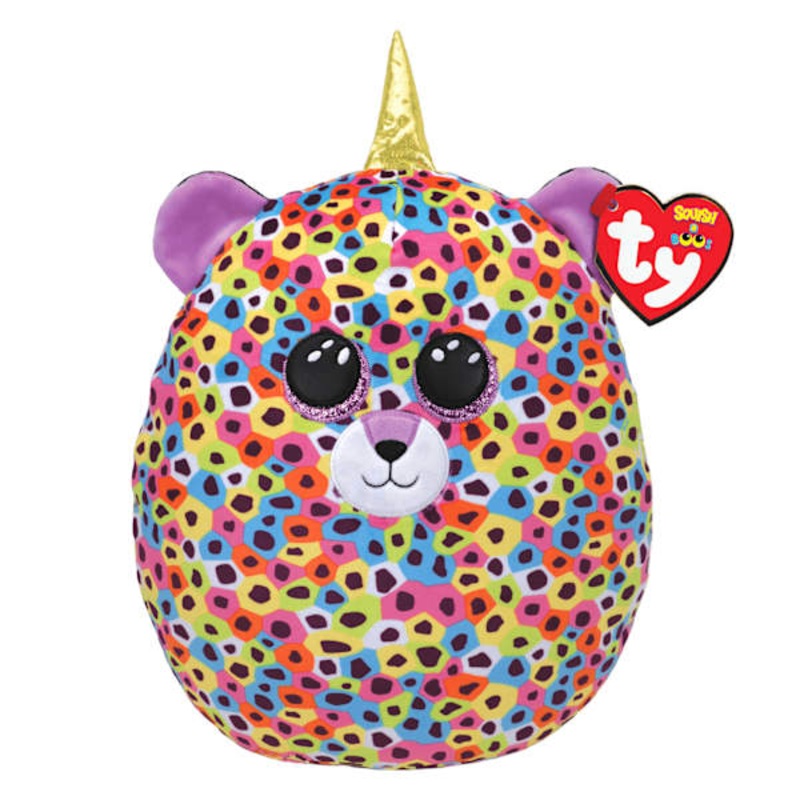 Ty Squish-A-Boos Giselle The Multicolor Leopard