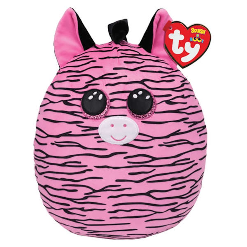 Ty Squish-A-Boos Zoey The Pink Zebra