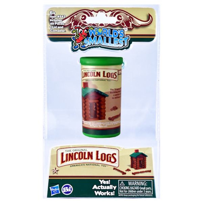 World’s Smallest Lincoln Logs