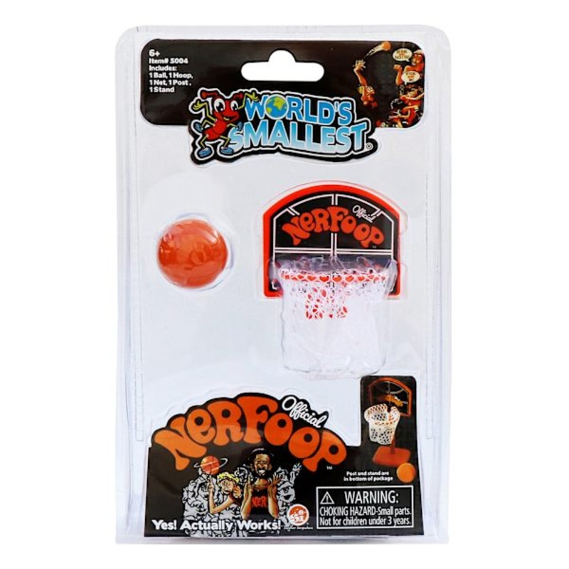 World’s Smallest Nerfoop Basketball