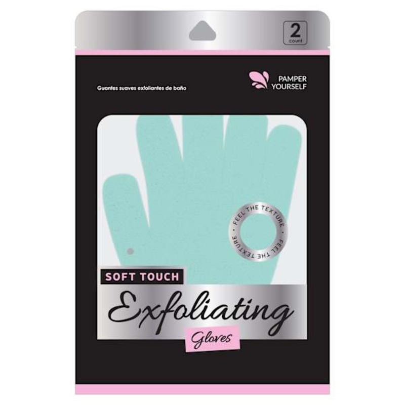 Soft Touch Exfoliating Bath Gloves