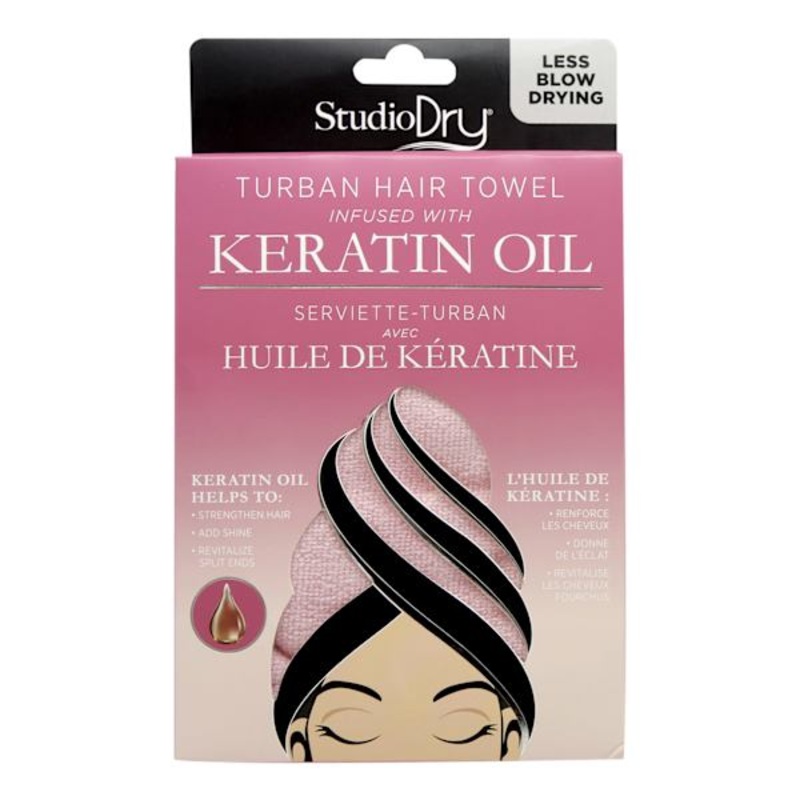 Studio Dry Infused Hair Turban Keratin