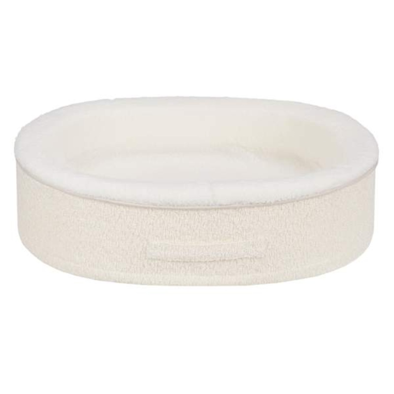 White Oval Pet Cuddler, Medium