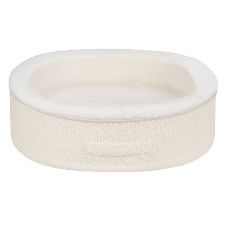 White Oval Pet Cuddler, Small