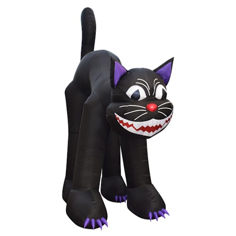 20ft Giant Head-Turning Cat Halloween Inflatable