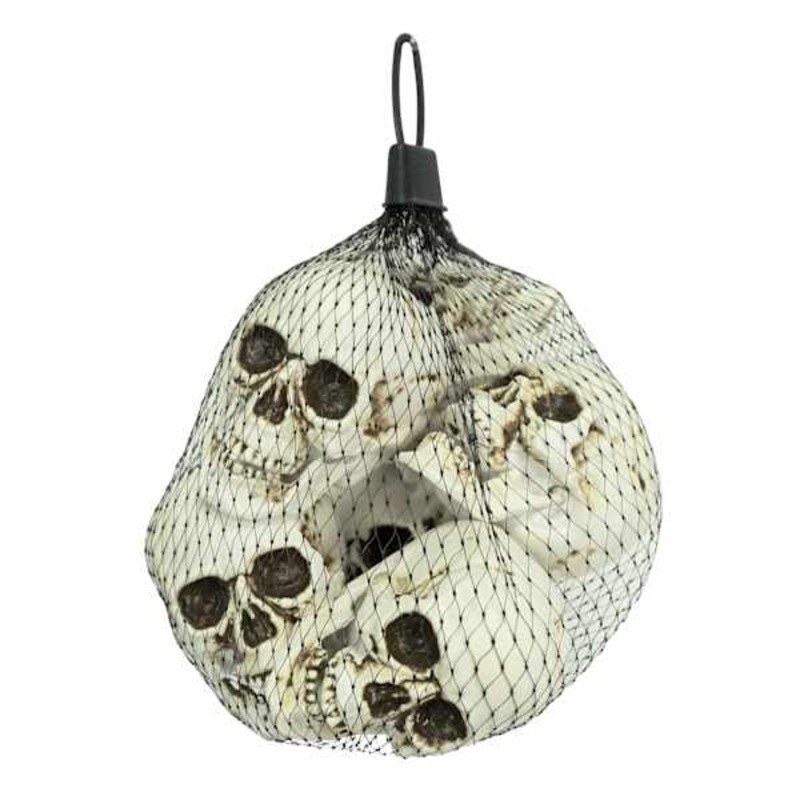 6-Count Halloween Skull Scatters, 5x4x3.5
