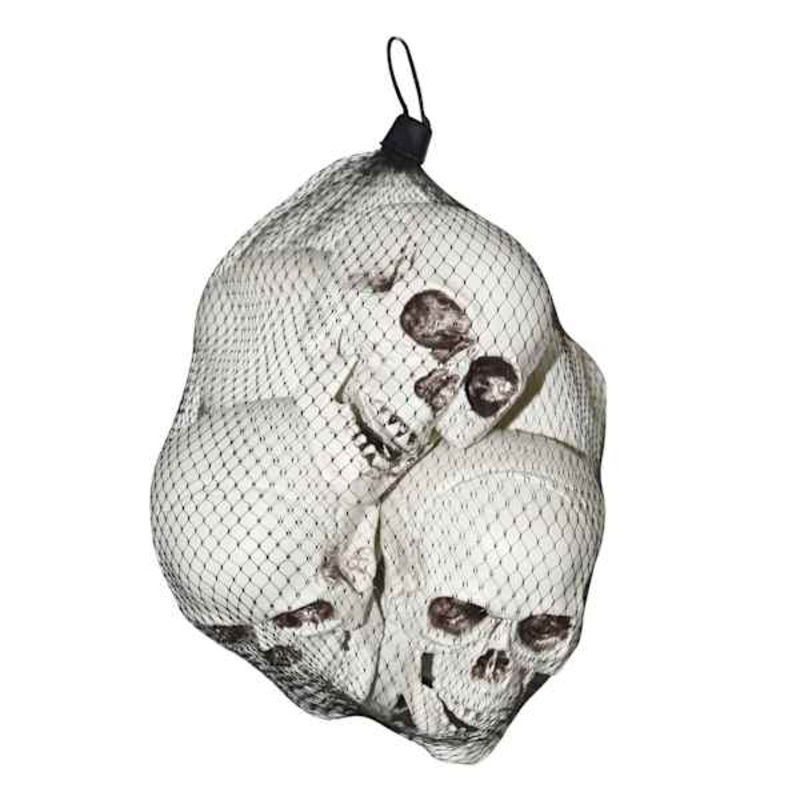 6-Pack Halloween Skull Scatters, 4″