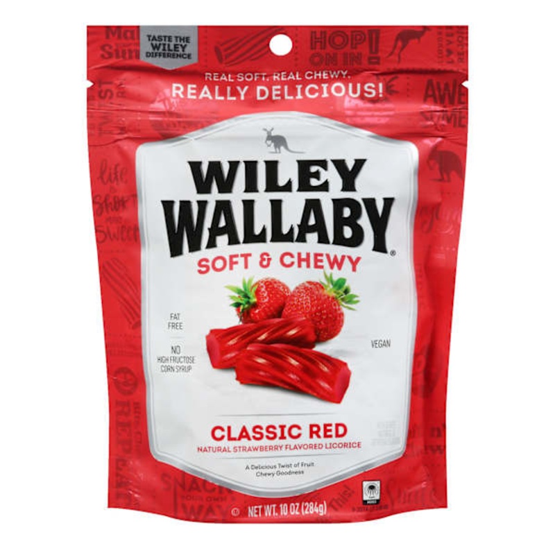 Wiley Wallaby Classic Red Licorice, 10oz