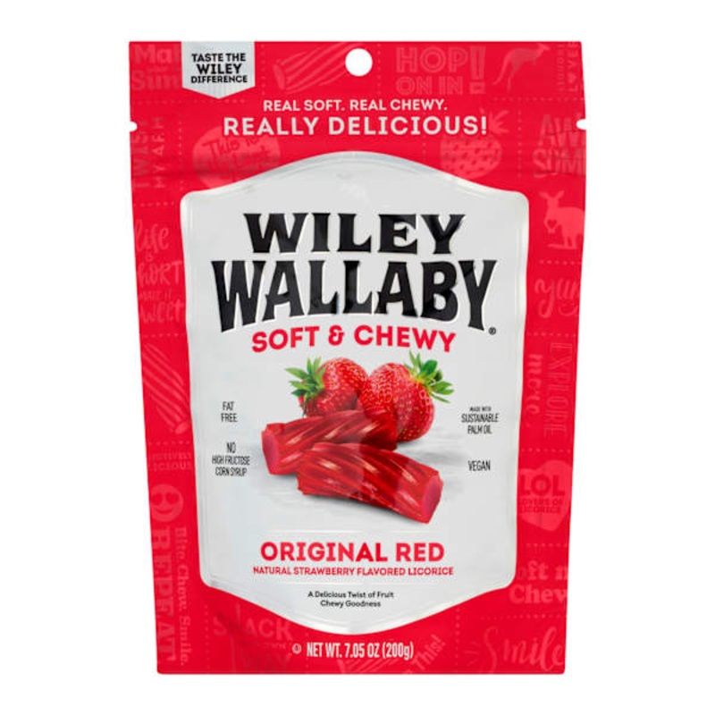 Wiley Wallaby Classic Red Licorice, 6oz