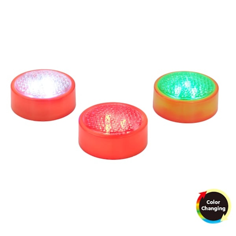 3-Pack LED Pumpkin Strobe Lights with Remote, Battery Operated
