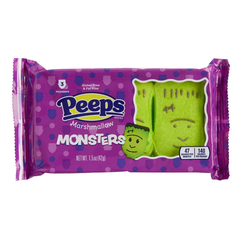 3 Pack Peeps Marshmallow Monsters Set Of 4