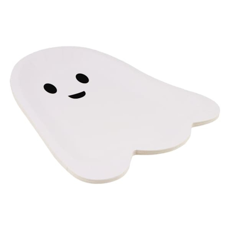 8-Count Ghost Paper Plates, 8″