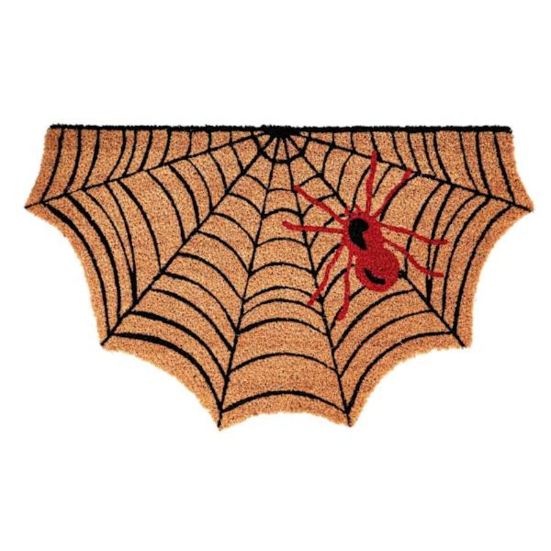 Spider Web Shaped Coir Mat, 18×30