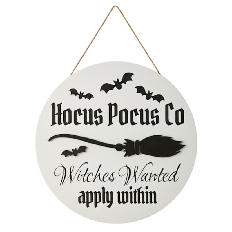 Spellbound Hocus Pocus Co Halloween Wall Art, 13″