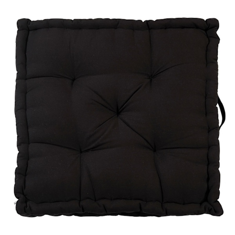 Oversized Floor Cushion, Black