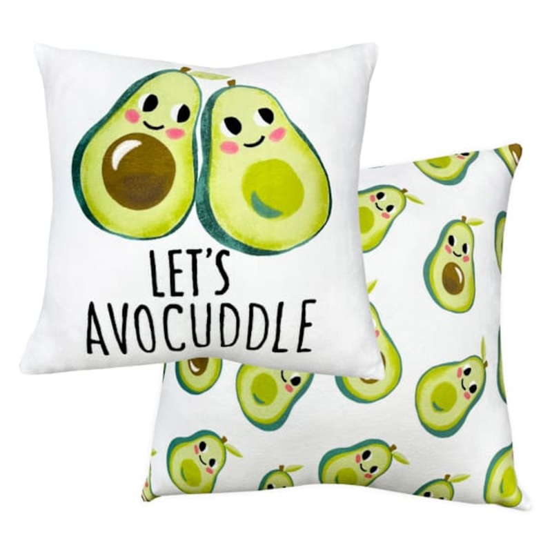 Tiny Dreamers 2-Pack Let’s Avocuddle Throw Pillows, 14″