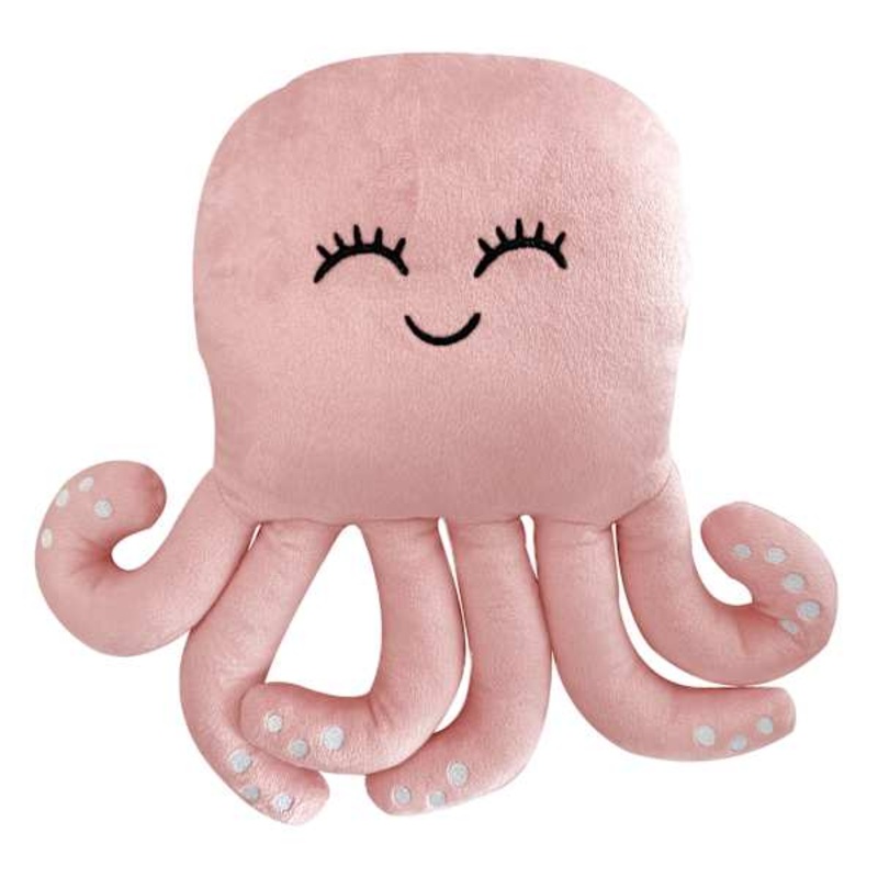 Tiny Dreamers Bubbly Octopus Plush Pillow, 14″