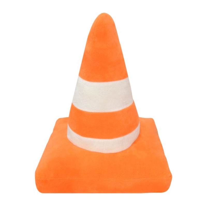 Tiny Dreamers Cone Zone Shaped Plush Pillow, 12×14