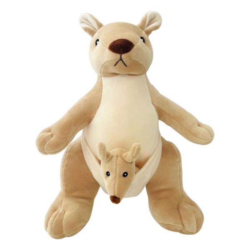 Tiny Dreamers Kangaroo Shaped Plush Pillow, 8×12