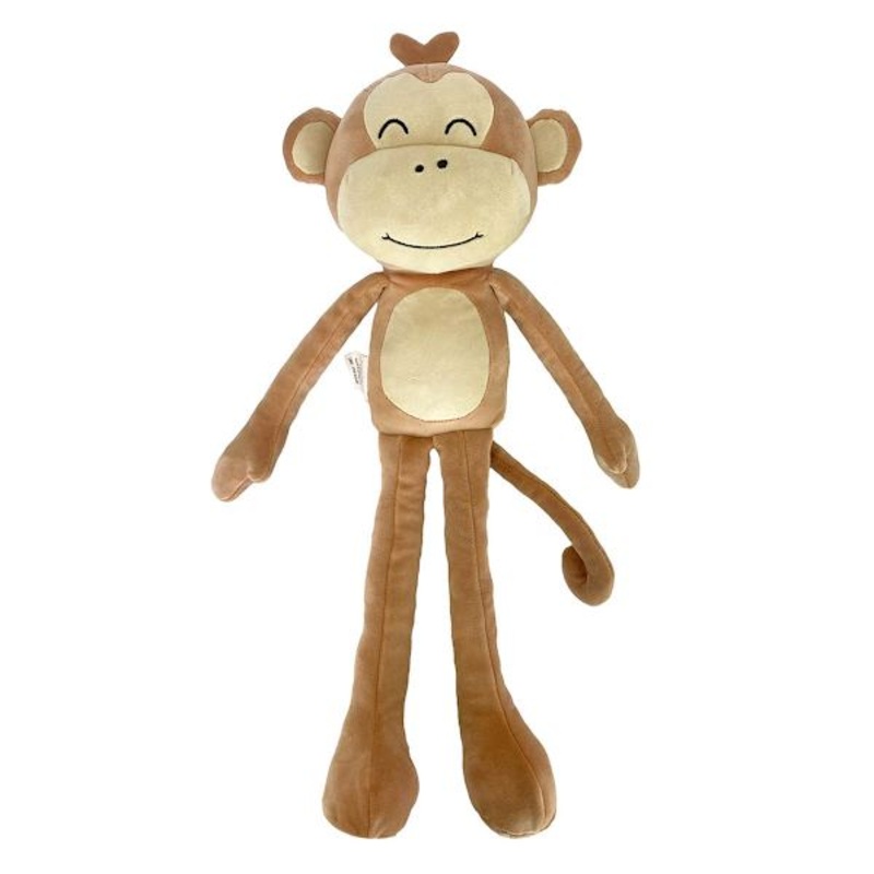 Tiny Dreamers Monkey Plush Pillow, 10×20
