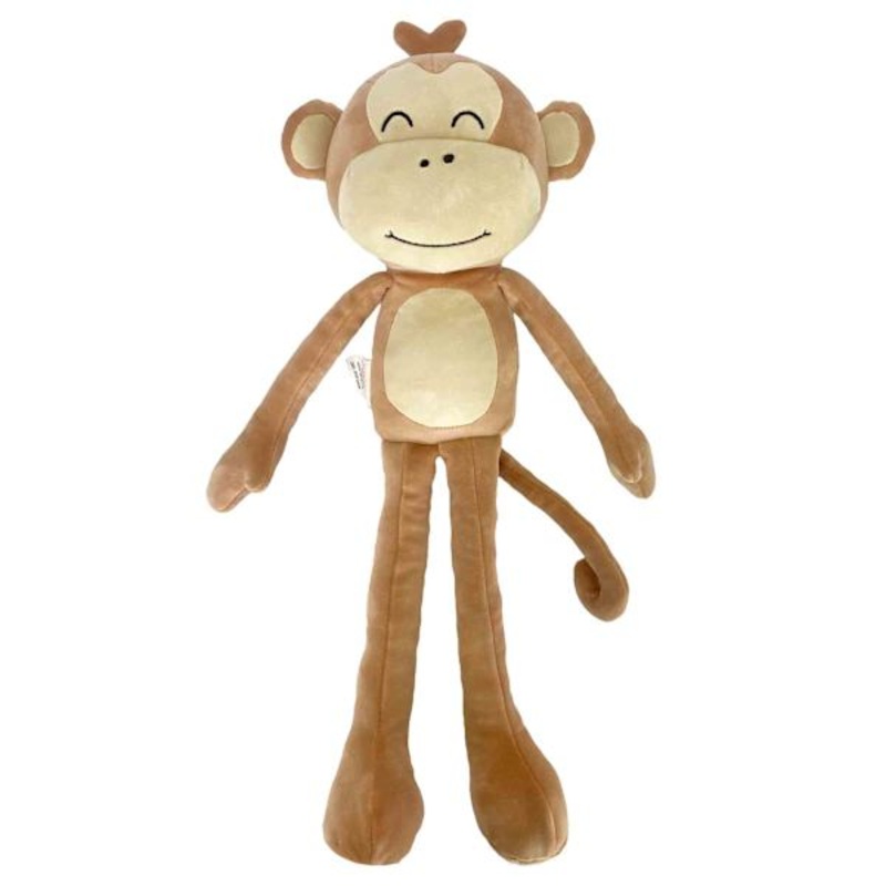 Tiny Dreamers Monkey Plush Pillow, 8×20