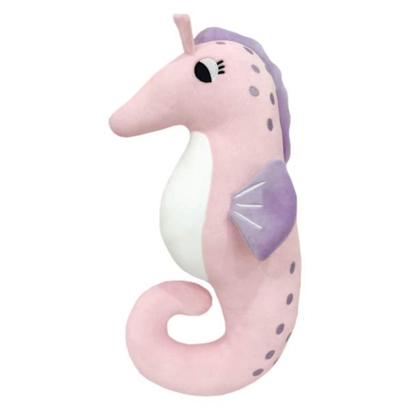 Tiny Dreamers Seahorse Plush Throw Pillow, 7×16