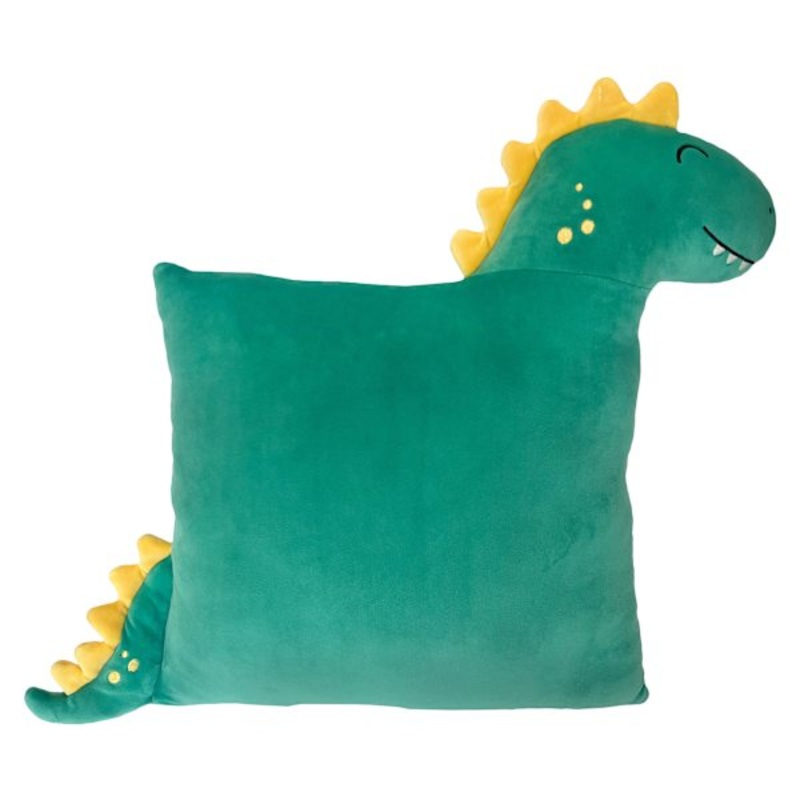 Tiny Dreamers T-Rex Dinosaur Pillow, 14″