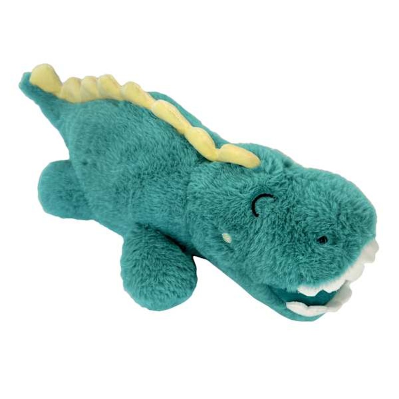 Tiny Dreamers T-Rex Dinosaur Weighted Plush Pillow, 15×7