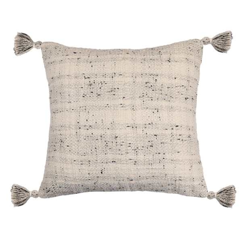 2-Pack Dotted Slub Throw Pillow, 18″