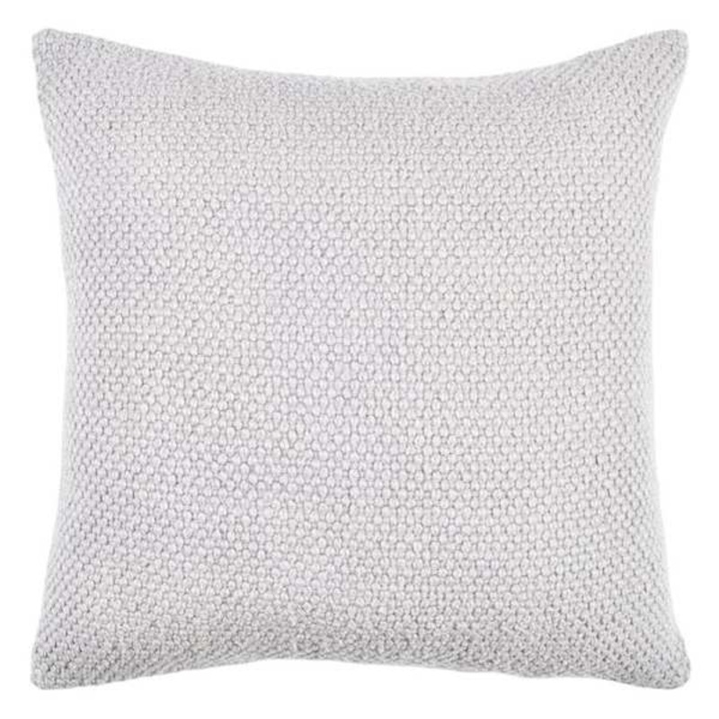2-Pack Grey Soft Textured Woven Throw Pillow, 18″