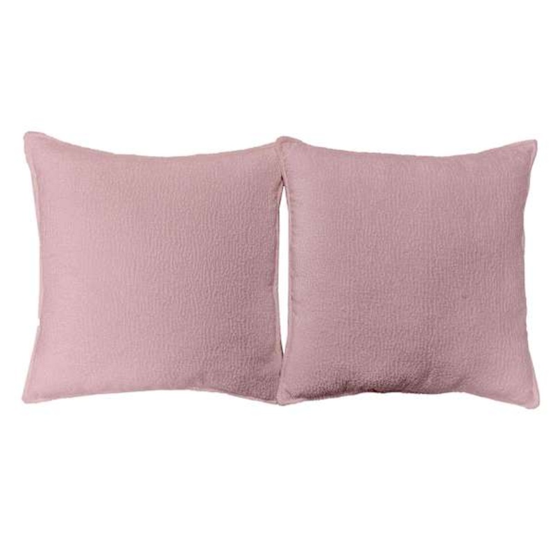 2-Pack Purple Textured Chenille Throw Pillows, 18″