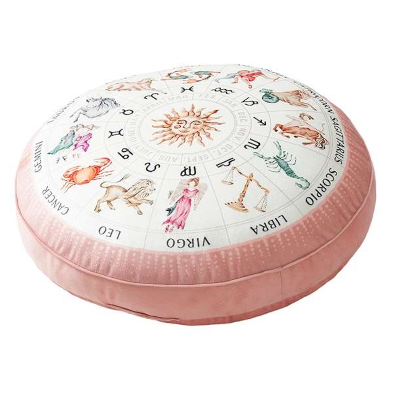 Astrology Round Throw Pillow