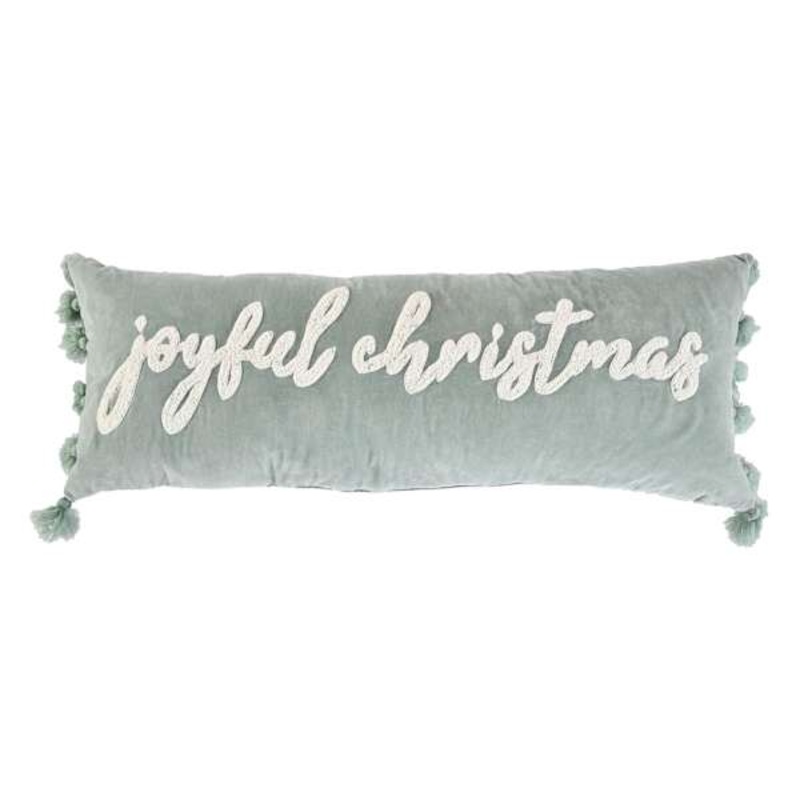 Joyful Christmas XL Oblong Throw Pillow, 14×36