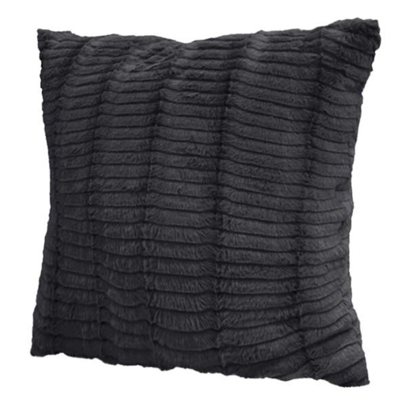 Black Lash Throw Pillow, 24″