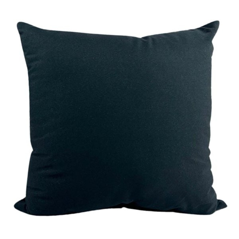 Black Throw Pillow, 18″