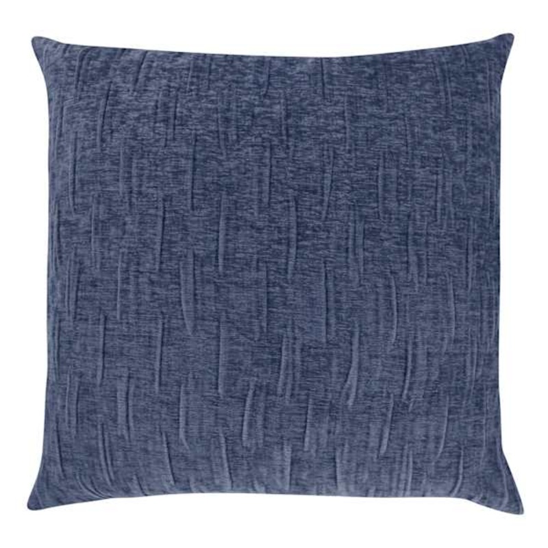 Blue Diamond Dash Chenille Throw Pillow, 18″