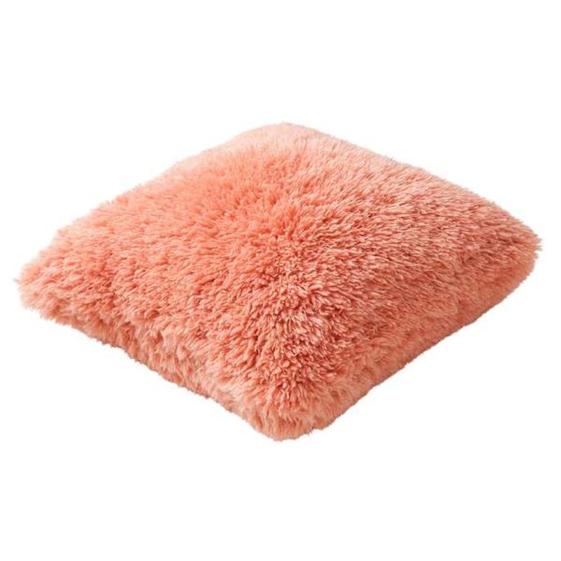 Clay Alpaca Faux Fur Throw Pillow, 24″